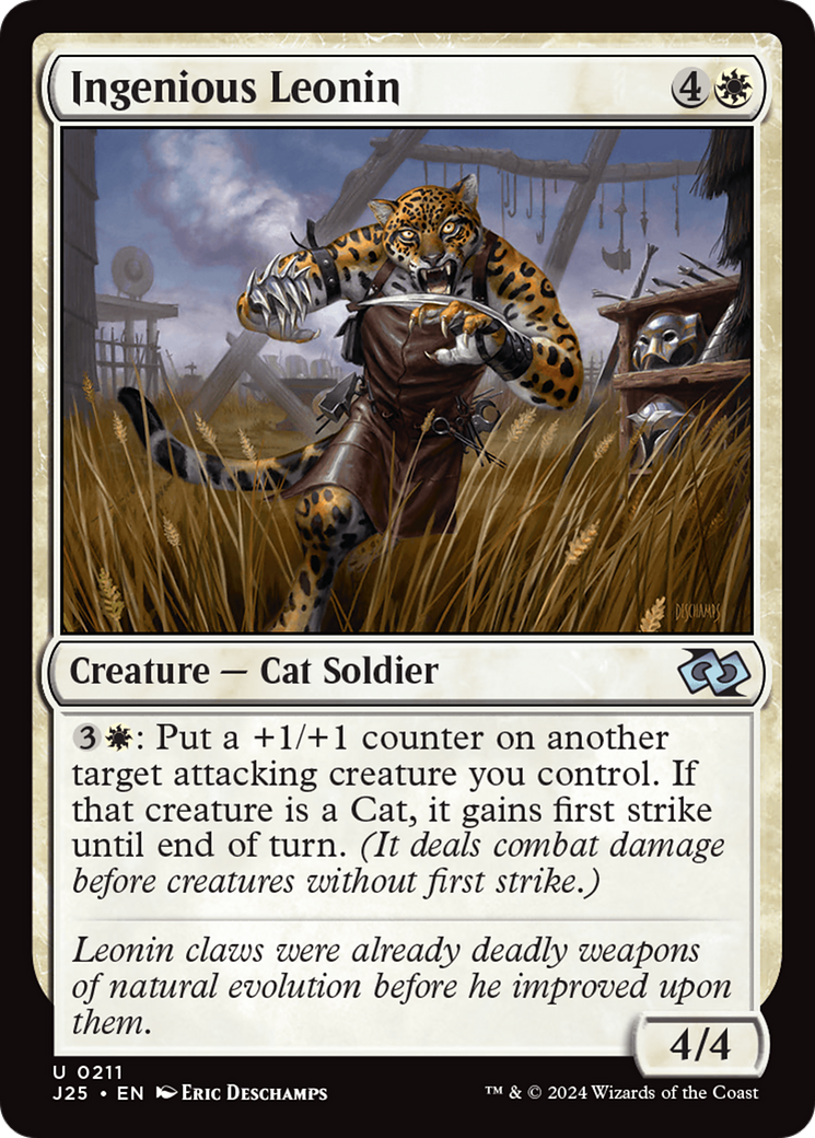 Ingenious Leonin [Foundations Jumpstart] MTG Single Magic: The Gathering | Red Claw Gaming