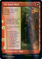 Urabrask // The Great Work (Serialized) [March of the Machine] MTG Single Magic: The Gathering    | Red Claw Gaming