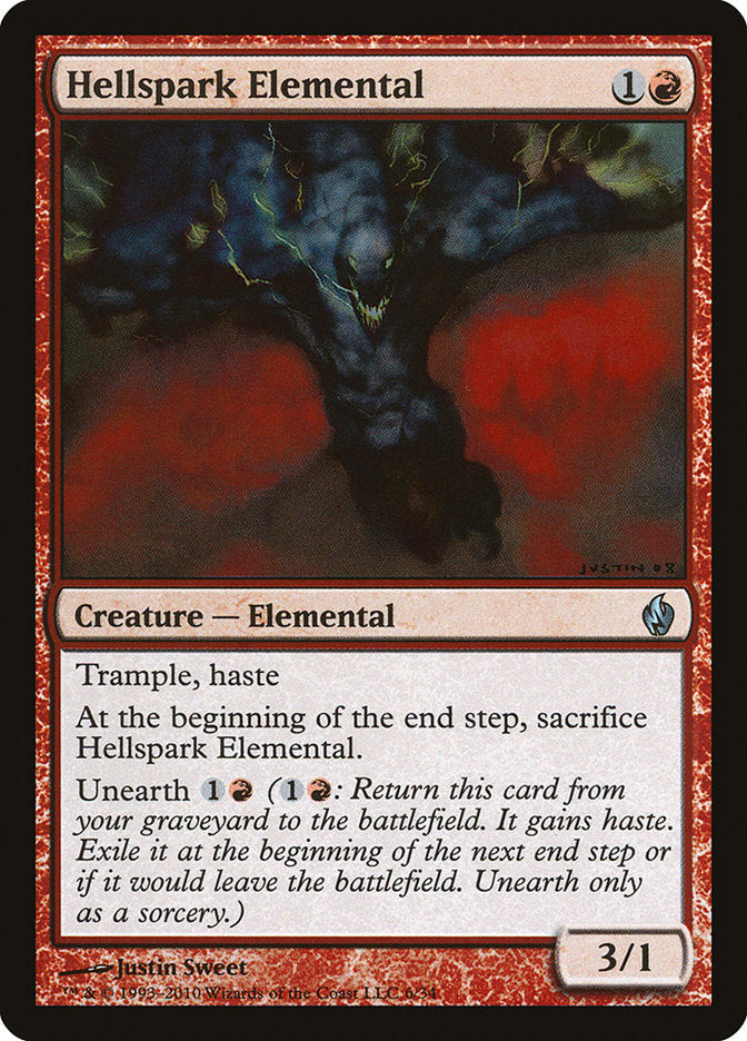 Hellspark Elemental [Premium Deck Series: Fire and Lightning] MTG Single Magic: The Gathering | Red Claw Gaming