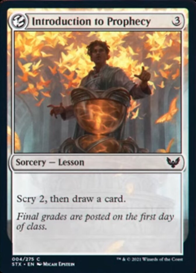 Introduction to Prophecy [Strixhaven: School of Mages] MTG Single Magic: The Gathering | Red Claw Gaming