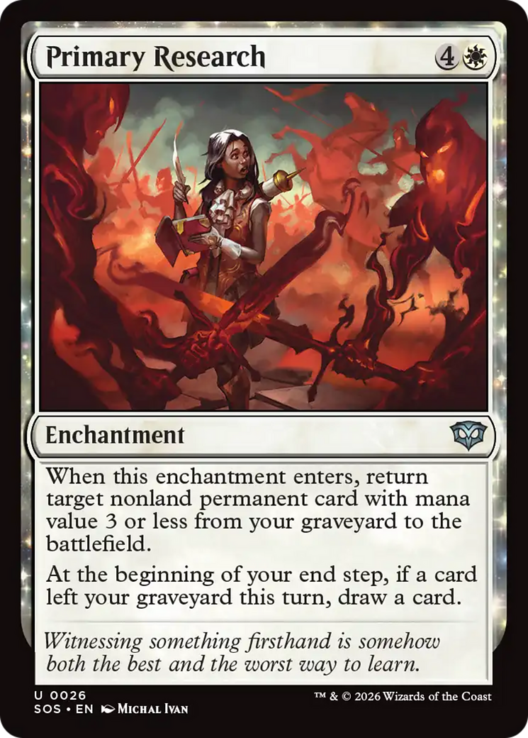 Primary Research [Secrets of Strixhaven] MTG Single Magic: The Gathering | Red Claw Gaming
