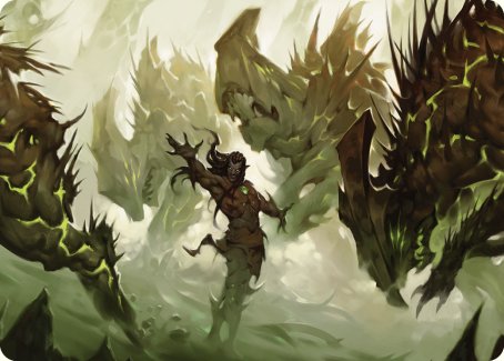 Ezuri's Predation Art Card [Commander Masters Art Series] MTG Single Magic: The Gathering | Red Claw Gaming