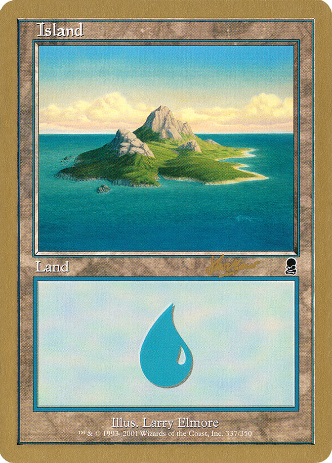 Island (shh337) (Sim Han How) [World Championship Decks 2002] MTG Single Magic: The Gathering | Red Claw Gaming