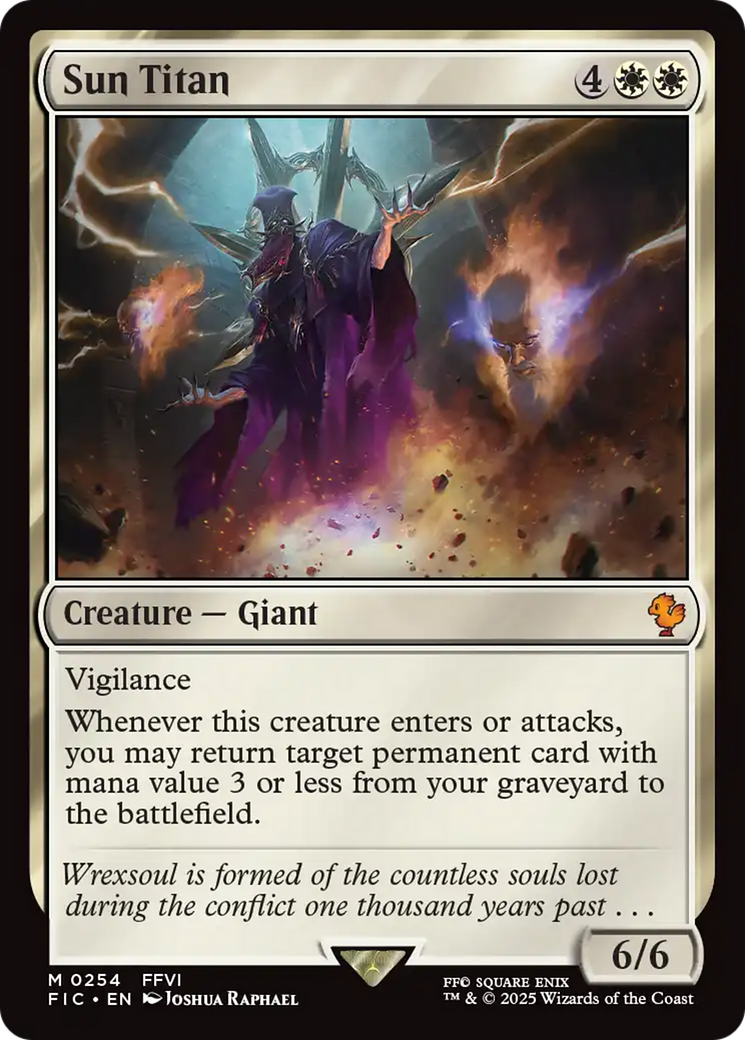 Sun Titan [FINAL FANTASY Commander] MTG Single Magic: The Gathering | Red Claw Gaming