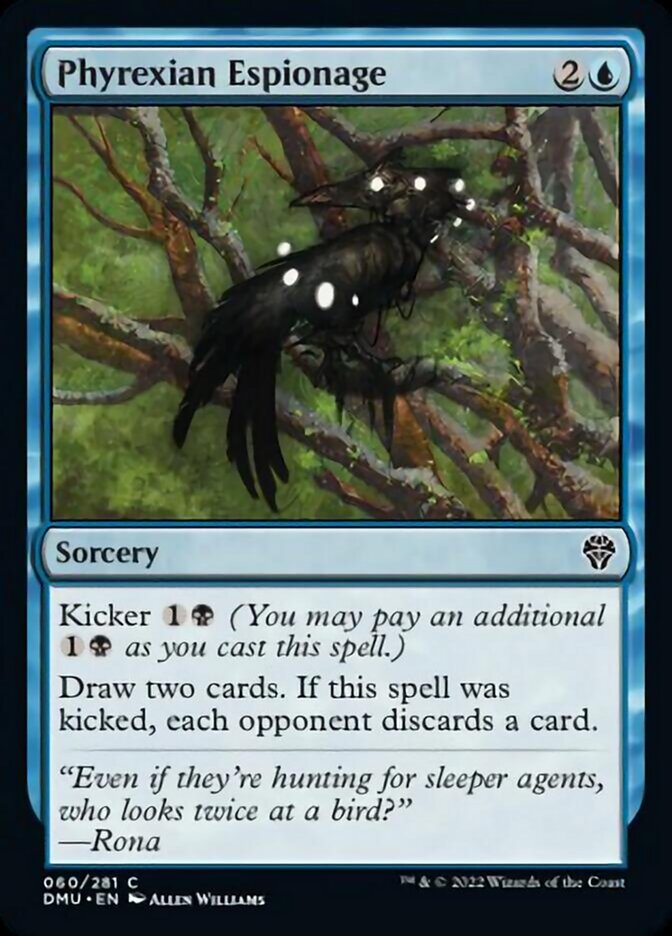 Phyrexian Espionage [Dominaria United] MTG Single Magic: The Gathering | Red Claw Gaming