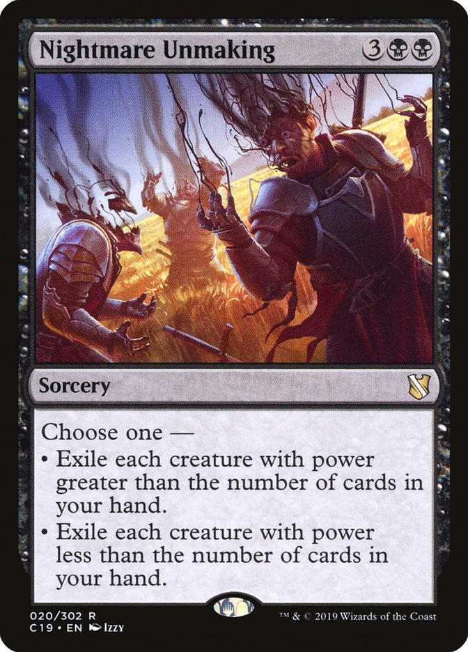 Nightmare Unmaking [Commander 2019] MTG Single Magic: The Gathering | Red Claw Gaming