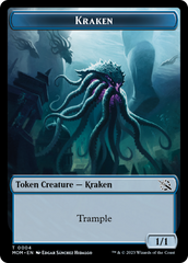 Monk // Kraken Double-Sided Token [March of the Machine Tokens] MTG Single Magic: The Gathering | Red Claw Gaming