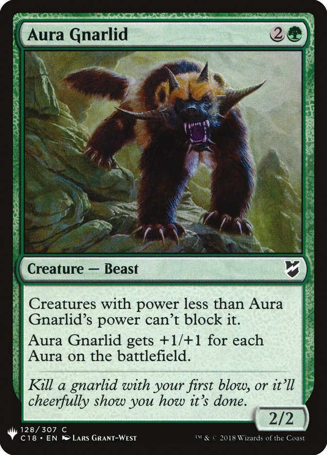 Aura Gnarlid [Mystery Booster] MTG Single Magic: The Gathering | Red Claw Gaming