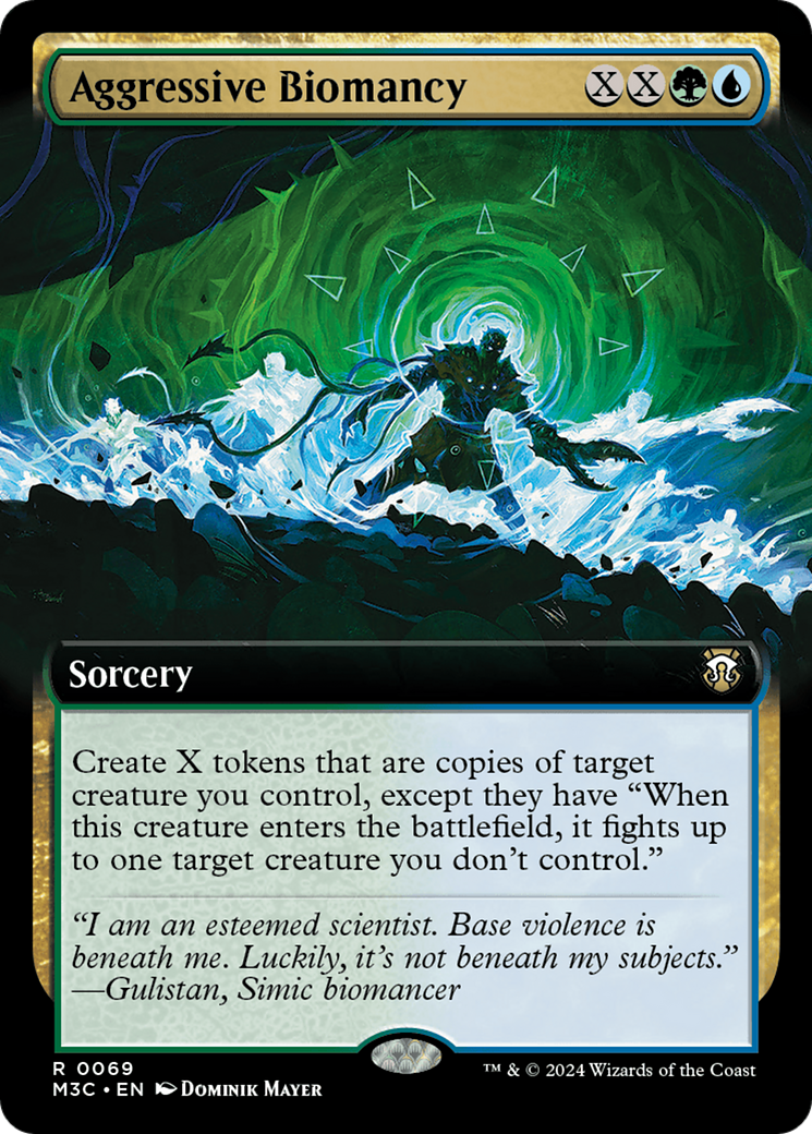Aggressive Biomancy (Extended Art) [Modern Horizons 3 Commander] MTG Single Magic: The Gathering | Red Claw Gaming