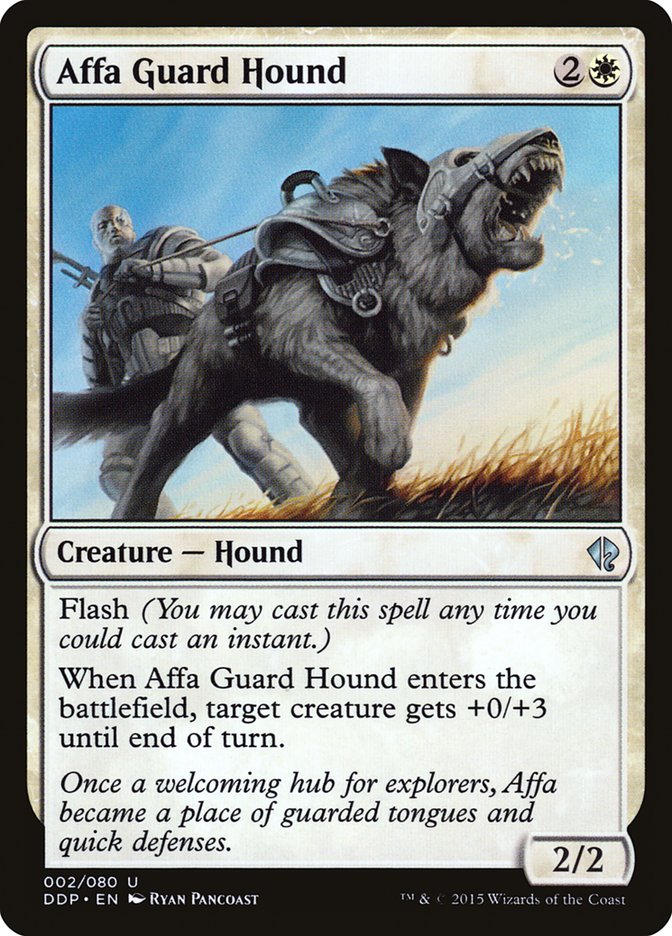 Affa Guard Hound [Duel Decks: Zendikar vs. Eldrazi] MTG Single Magic: The Gathering | Red Claw Gaming