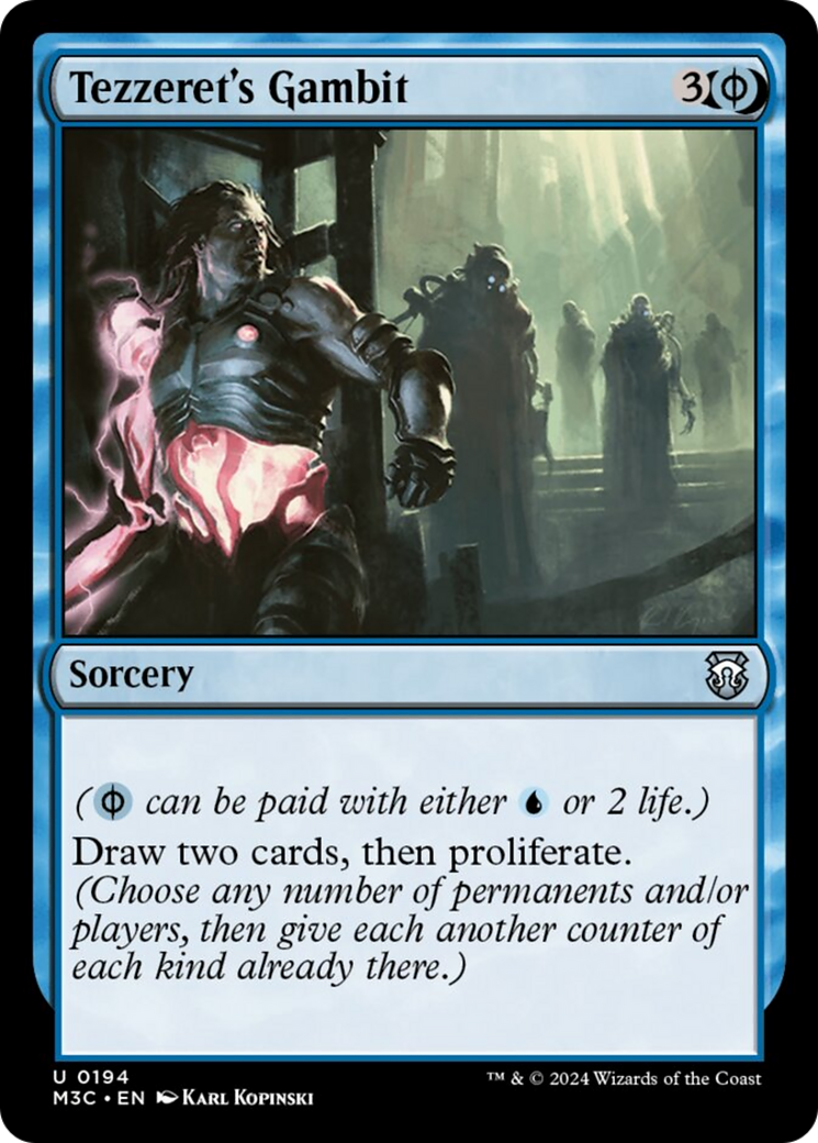 Tezzeret's Gambit [Modern Horizons 3 Commander] MTG Single Magic: The Gathering | Red Claw Gaming