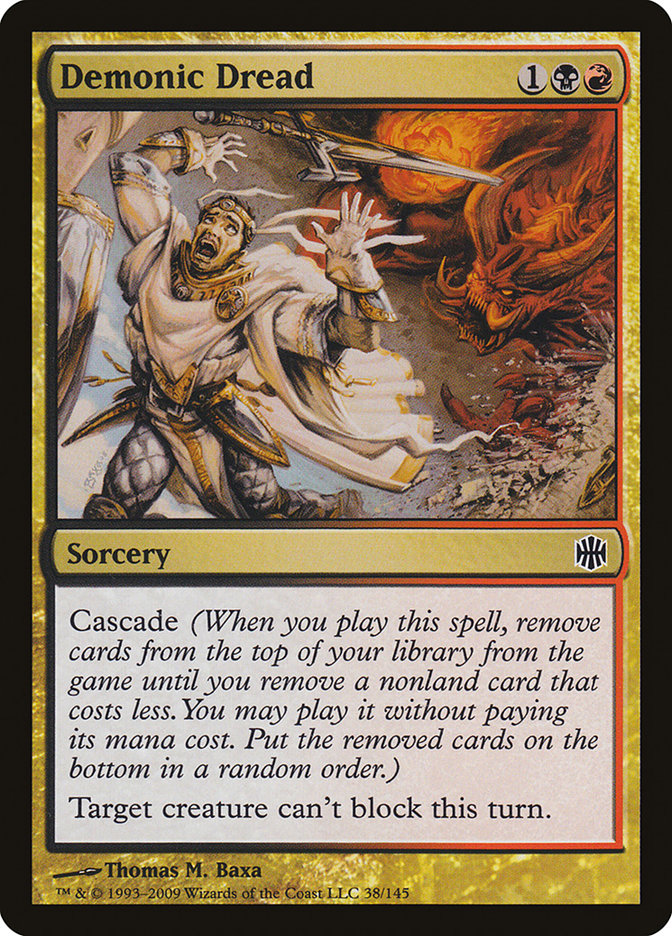 Demonic Dread [Alara Reborn] MTG Single Magic: The Gathering | Red Claw Gaming
