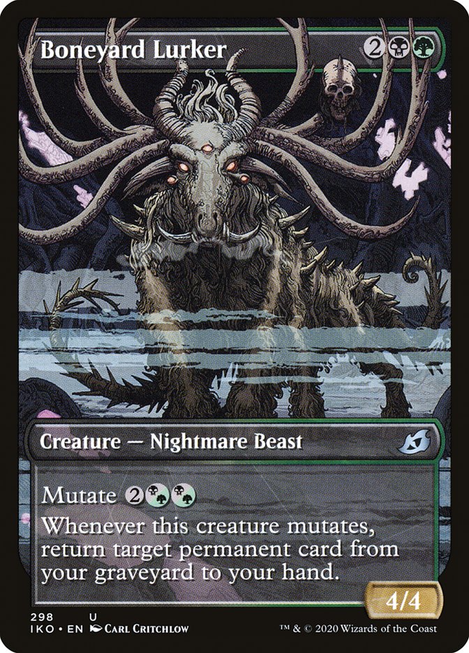 Boneyard Lurker (Showcase) [Ikoria: Lair of Behemoths] MTG Single Magic: The Gathering | Red Claw Gaming