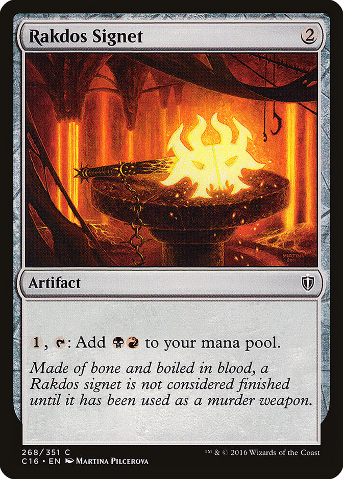Rakdos Signet [Commander 2016] MTG Single Magic: The Gathering | Red Claw Gaming