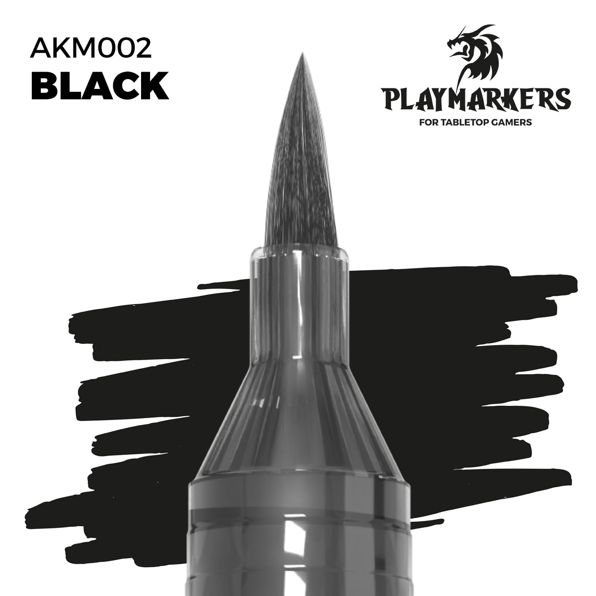 AK Interactive Playmarker - Black Playmarker AK INTERACTIVE | Red Claw Gaming