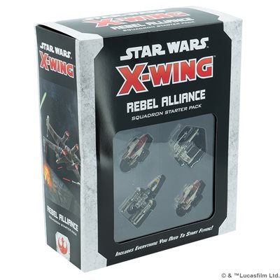 Star Wars X-Wing 2nd Edition Rebel Alliance Squadron Starter Pack Star Wars: X-Wing Fantasy Flight Games    | Red Claw Gaming