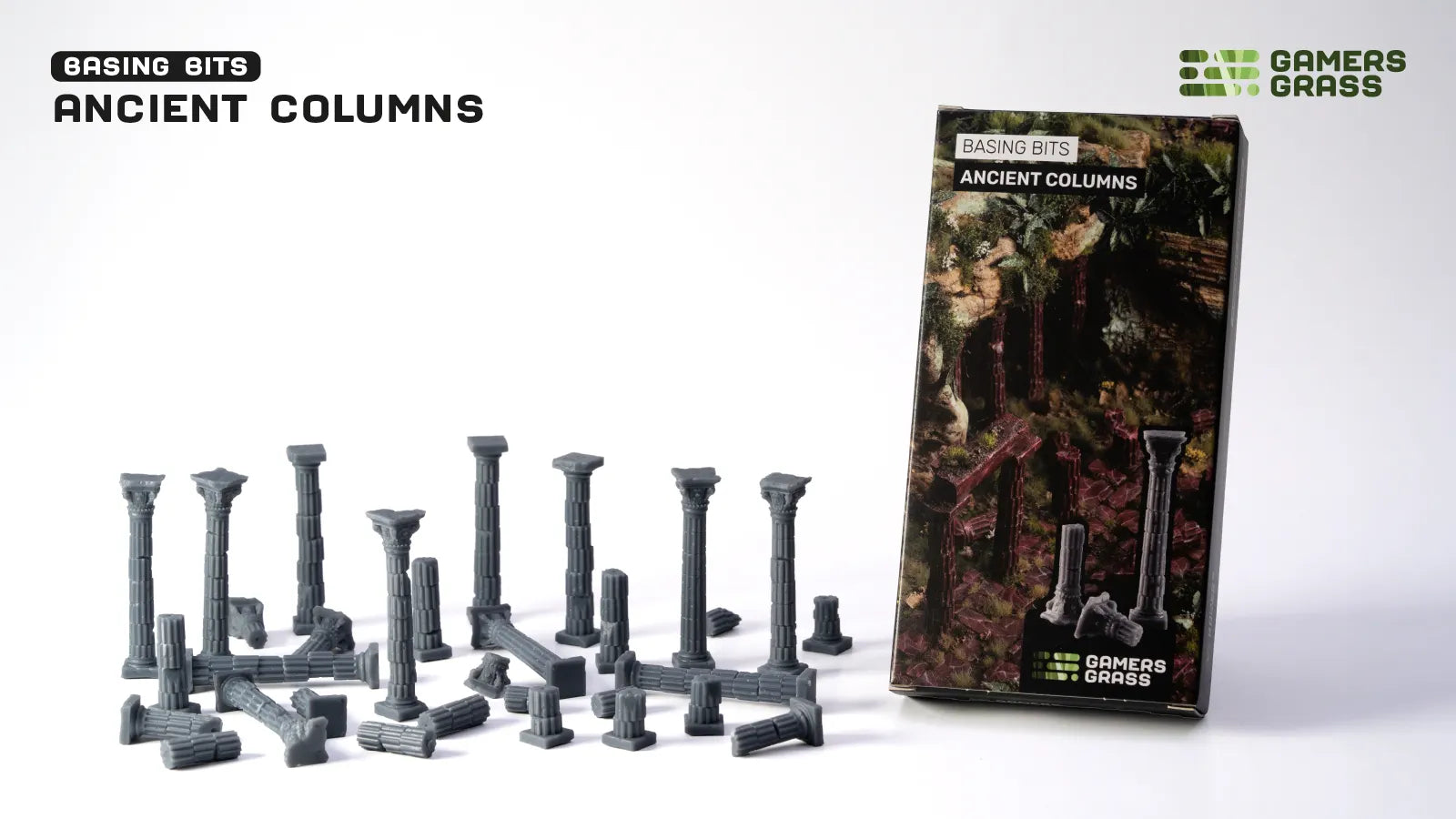 Basing Bits: Ancient Columns Gamers Grass Gamers Grass | Red Claw Gaming
