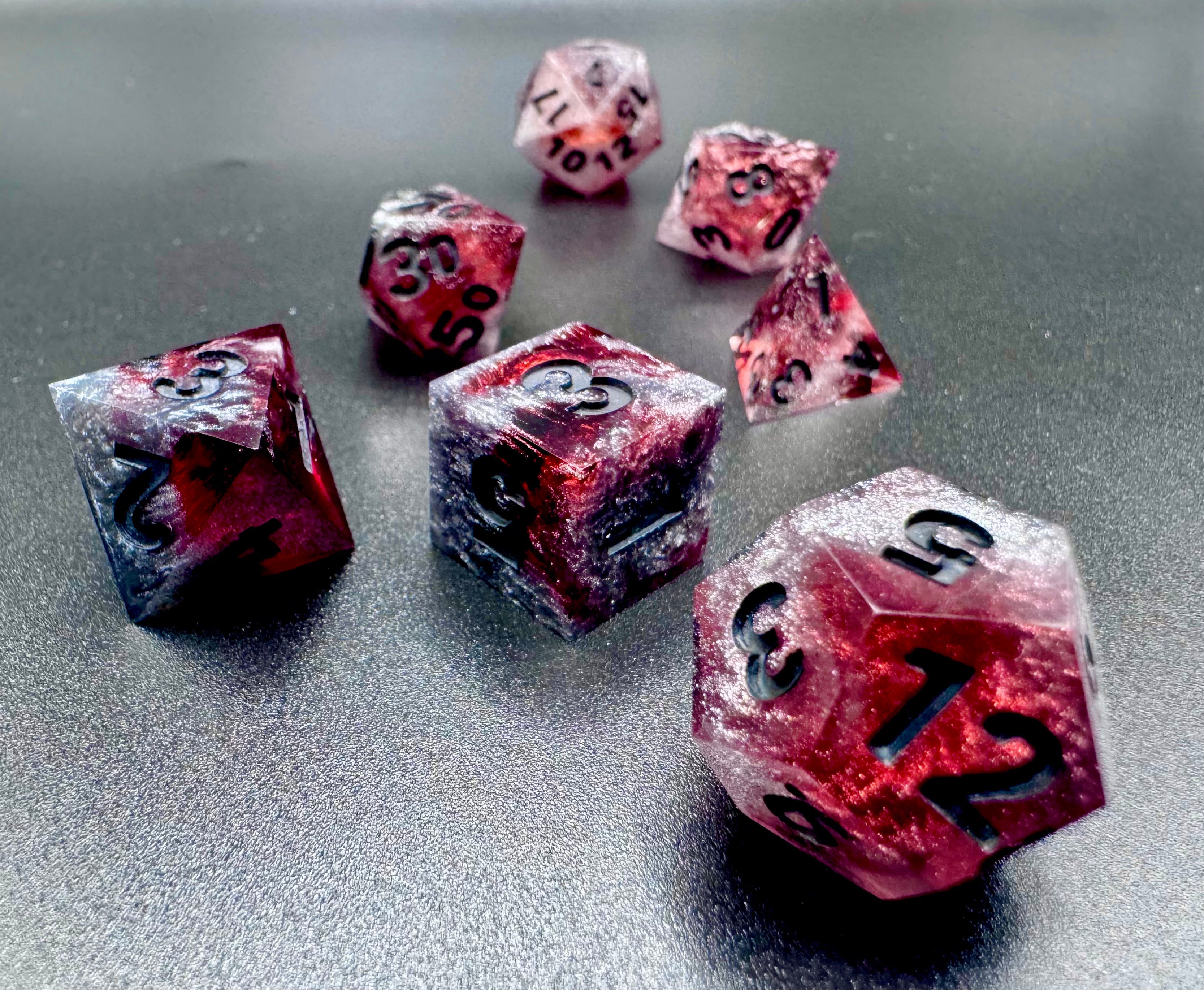 Siren's Forge - Bloody Armor Dice Set Dice Siren's Forge | Red Claw Gaming