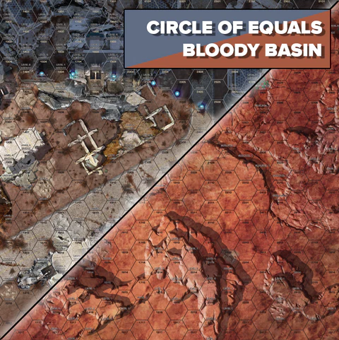 BATTLETECH: BATTLEMAT CIRCLE OF EQUALS/BLOODY BASIN Battletech Catalyst    | Red Claw Gaming