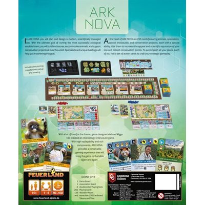 Ark Nova Board Game Capstone Games    | Red Claw Gaming