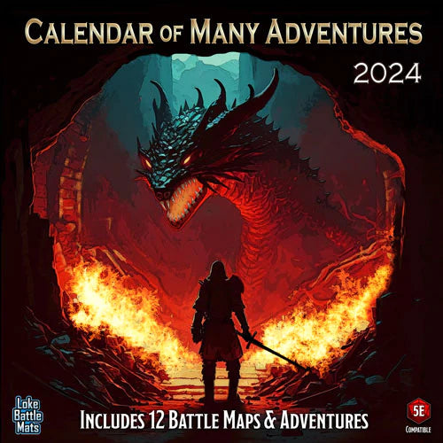 CALENDAR OF MANY ADVENTURES Role Playing Universal DIstribution    | Red Claw Gaming