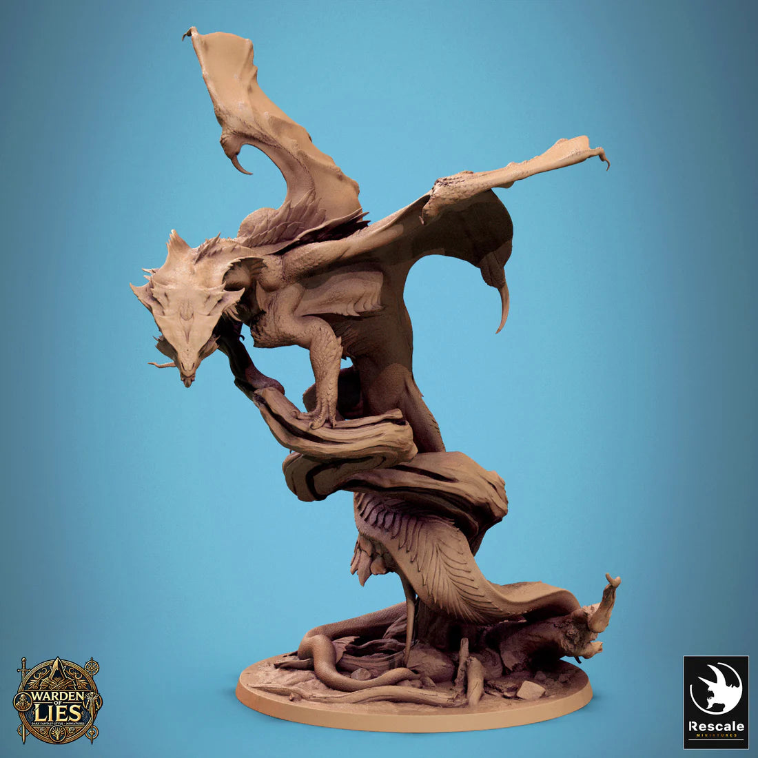 Darkwood Prints - Adult Chromatic Green Dragon Minatures Darkwood Prints | Red Claw Gaming