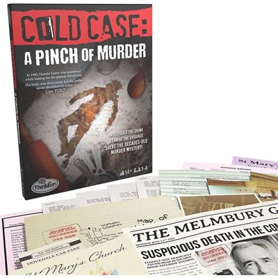Cold Case A Pinch of Murder Board Game Think Fun | Red Claw Gaming