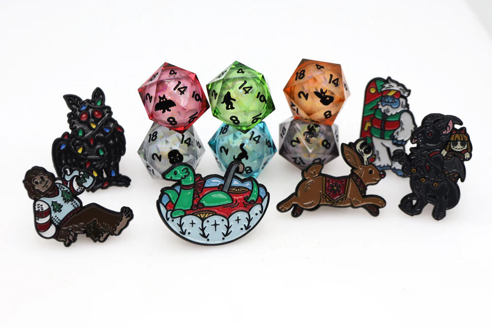 Mystery Loot: Cozy Cryptids Dice & Counters Foam Brain Games | Red Claw Gaming