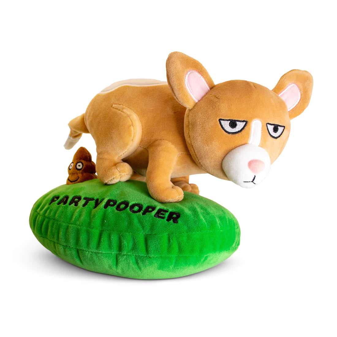 "Party Pooper" Pooping Dog Plushie Punchkins Punchkins    | Red Claw Gaming