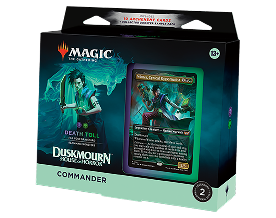 Duskmourn: House of Horror - Commander Deck - Death Toll Sealed Magic the Gathering Wizards of the Coast (Sealed)    | Red Claw Gaming