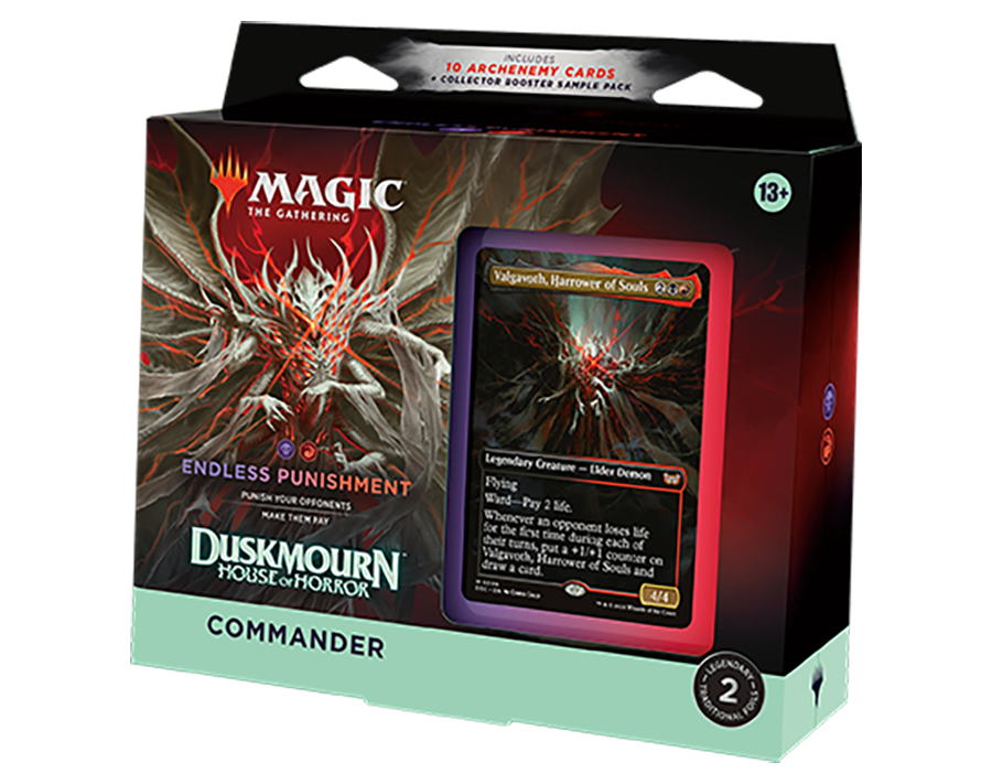 Duskmourn: House of Horror: Commander Deck - Endless Punishment Sealed Magic the Gathering Wizards of the Coast (Sealed)    | Red Claw Gaming