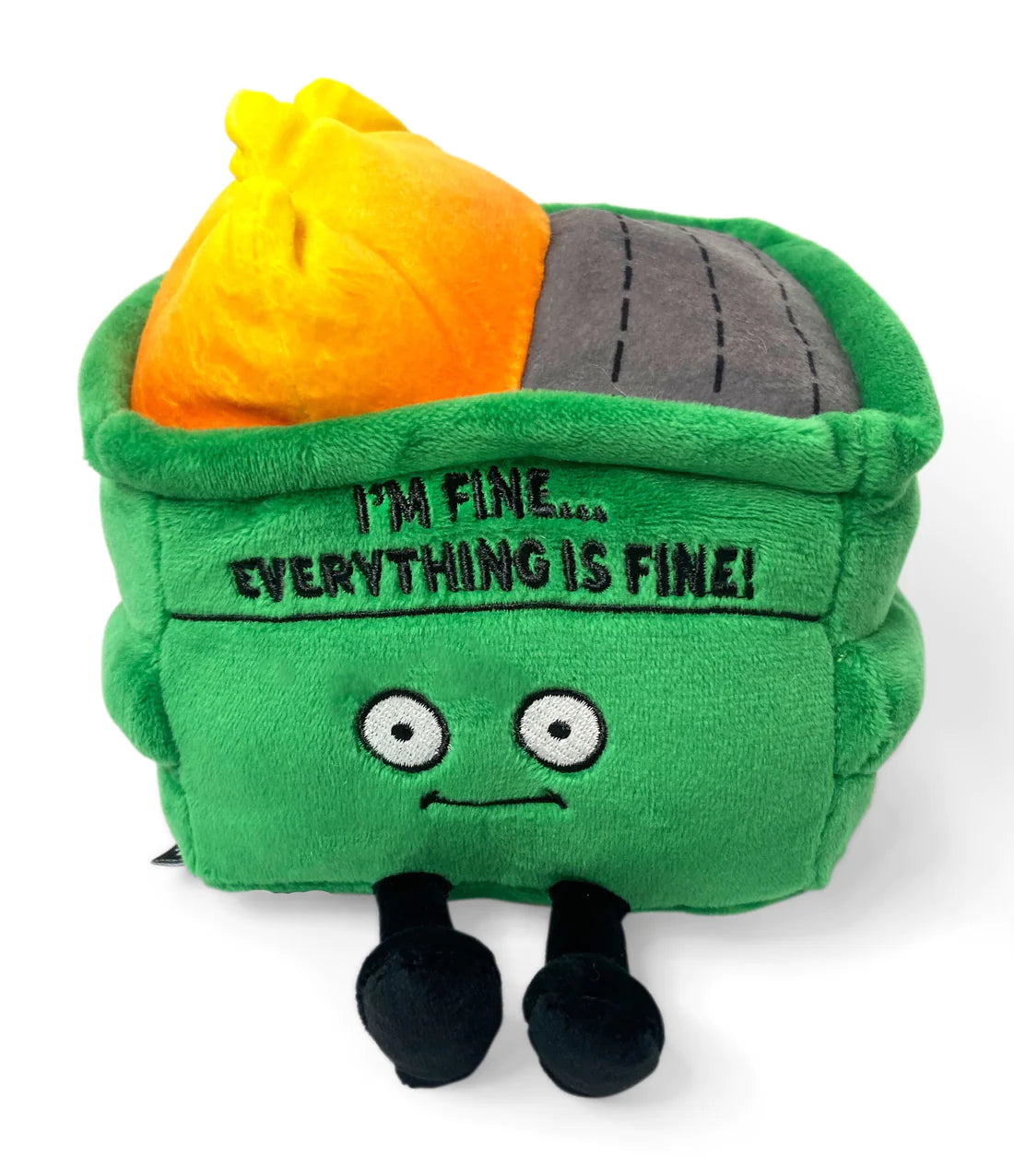 PUNCHKINS "I'm Fine - Everything is Fine" Plush Dumpster Fire Punchkins Punchkins    | Red Claw Gaming