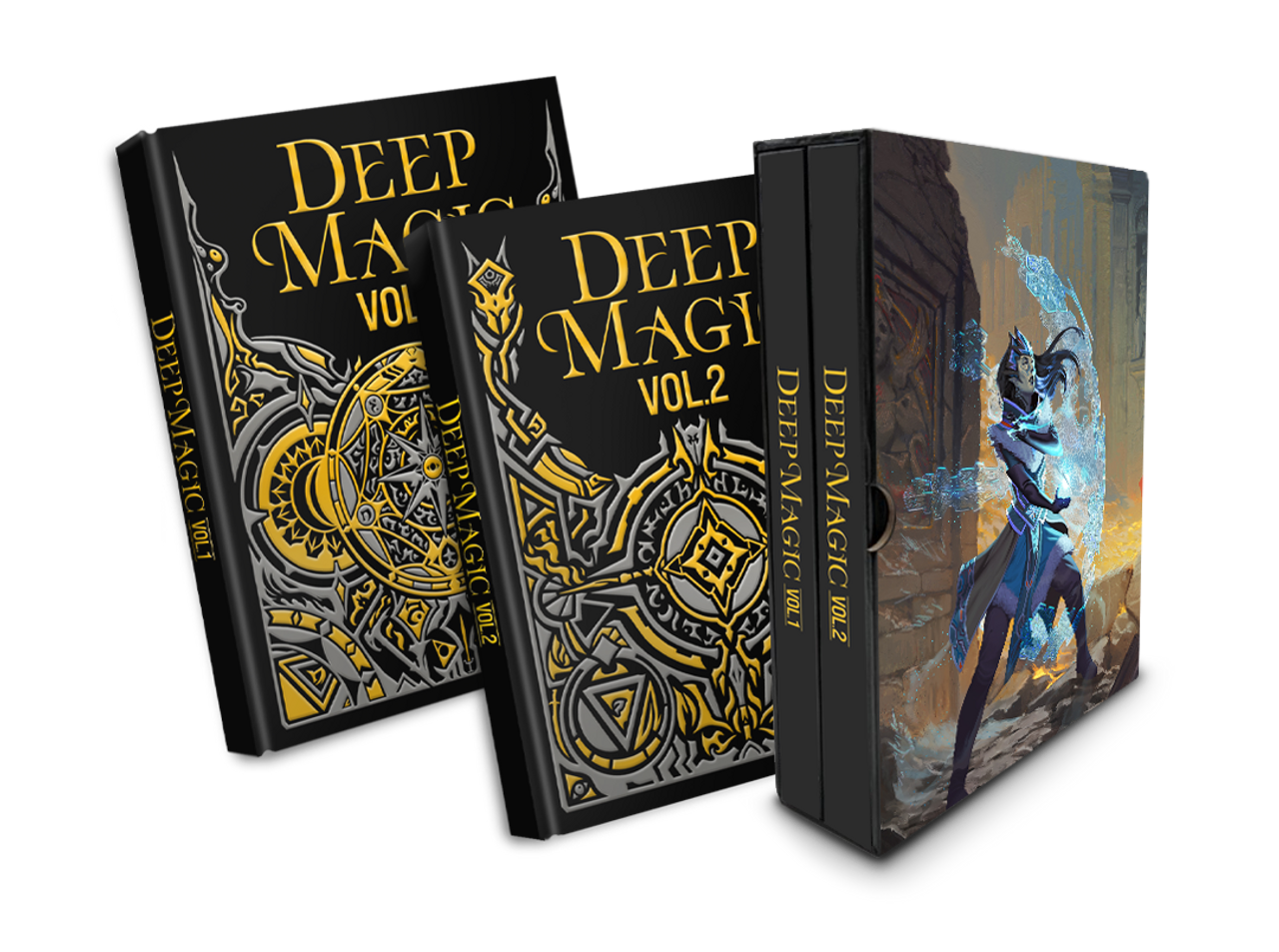 DEEP MAGIC VOL 1 AND 2 LIMITED EDITION GIFT SET Rule Book Kobold Press    | Red Claw Gaming