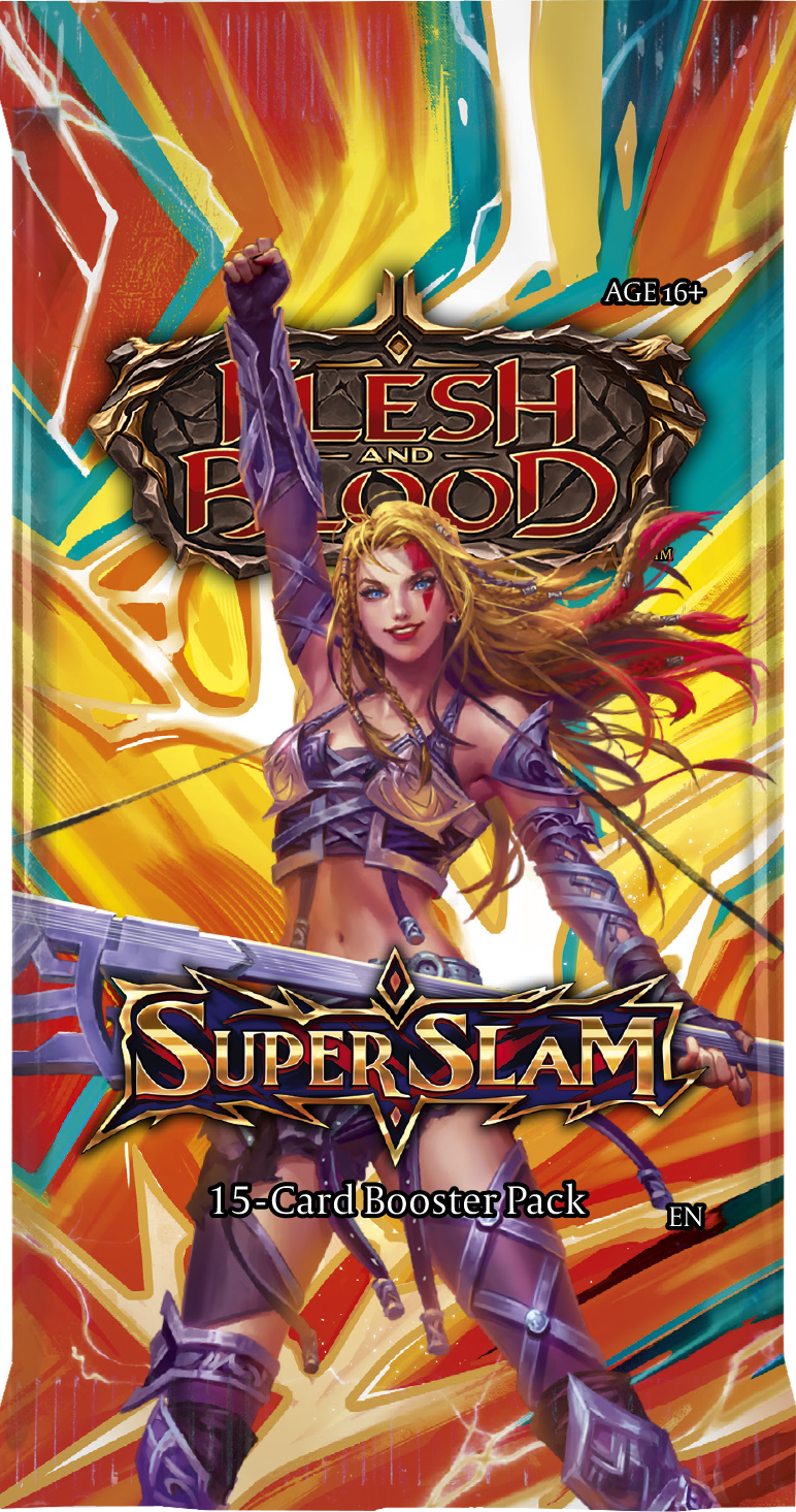 FLESH AND BLOOD SUPER SLAM BOOSTER PACK Flesh and Blood Red Claw Gaming | Red Claw Gaming