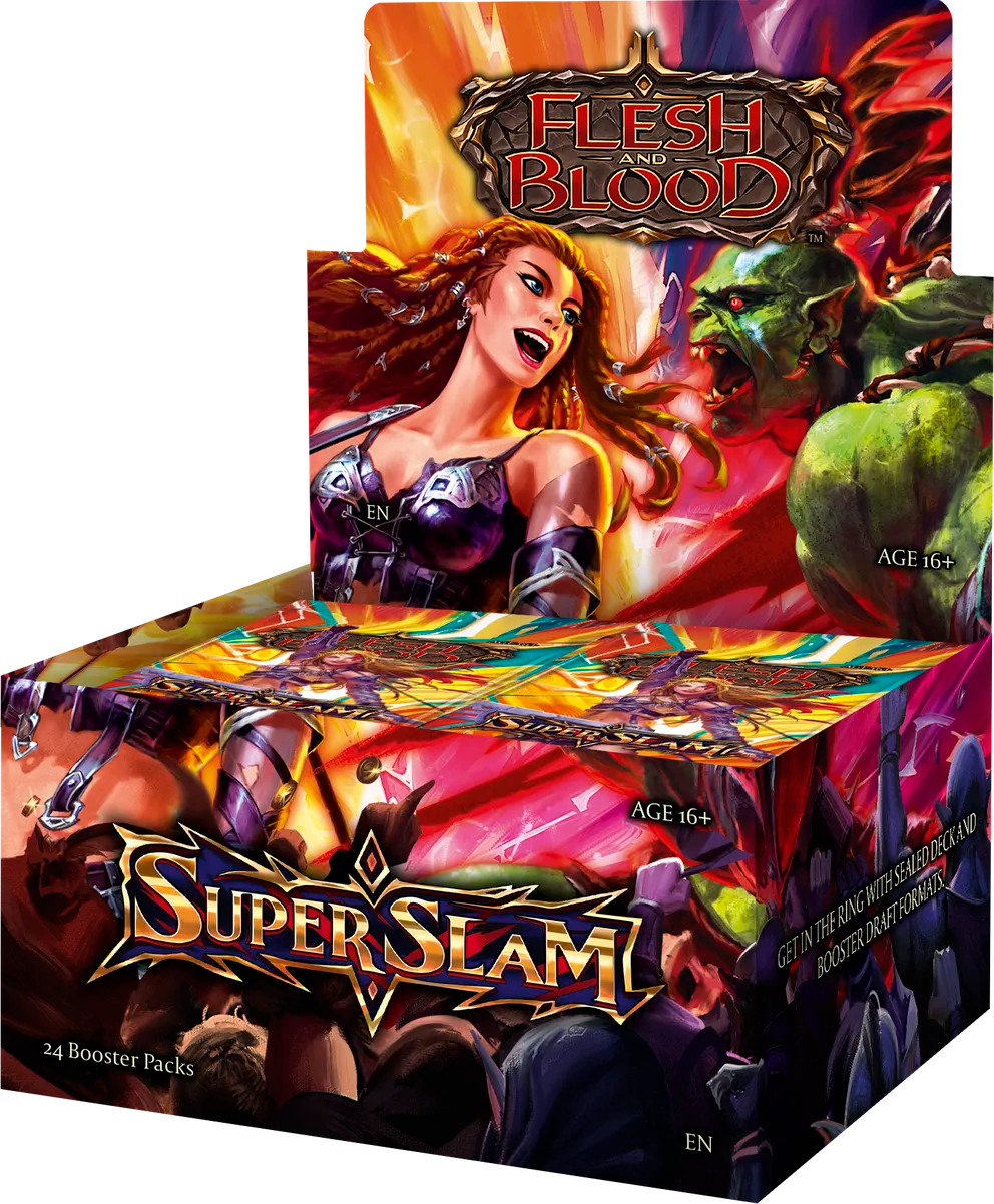 FLESH AND BLOOD SUPER SLAM BOOSTER PACK Flesh and Blood Red Claw Gaming | Red Claw Gaming