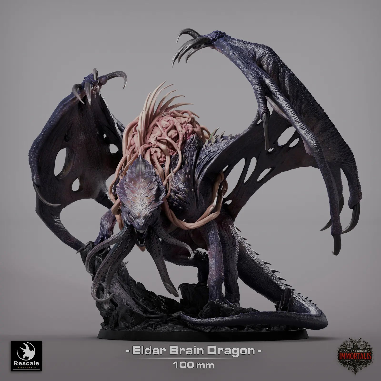 Darkwood Prints - Elder Brain Dragon Minatures Darkwood Prints | Red Claw Gaming