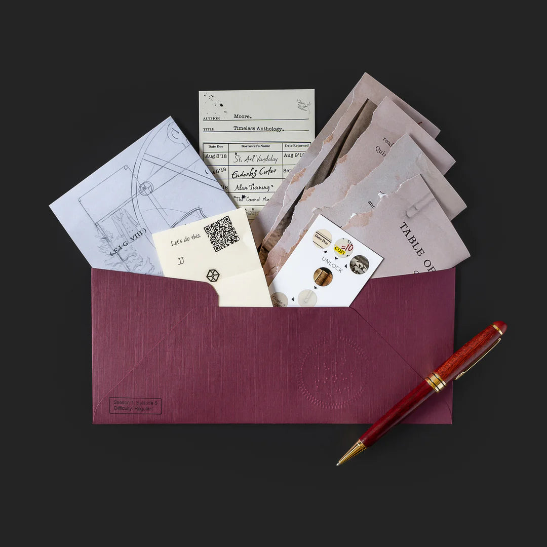 Escape Mail - Family Secrets Series: Episode 5 - Lost Library Board Game Escape Mail | Red Claw Gaming