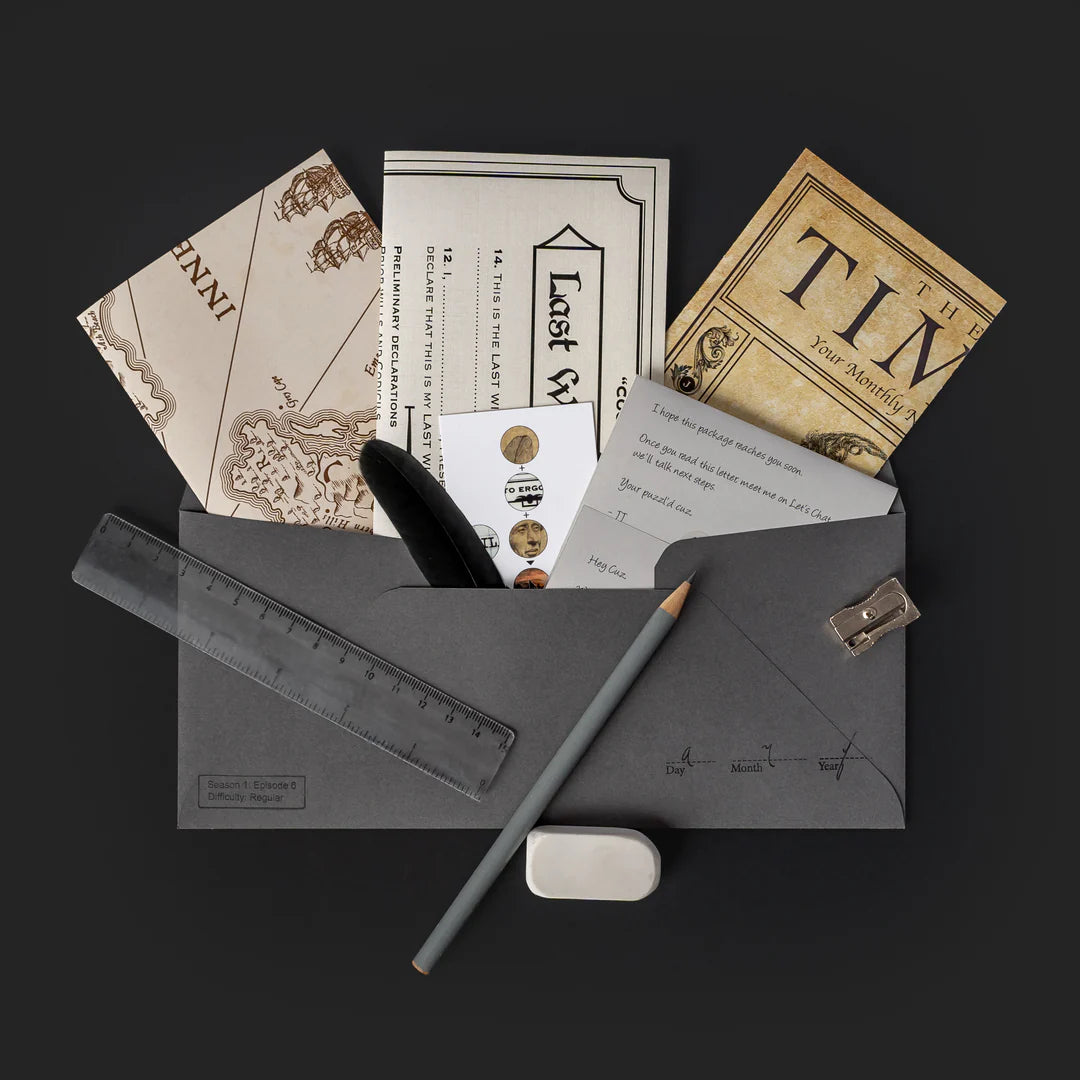 Escape Mail - Family Secrets Series: Episode 6 - Quiet As The Grave Board Game Escape Mail | Red Claw Gaming