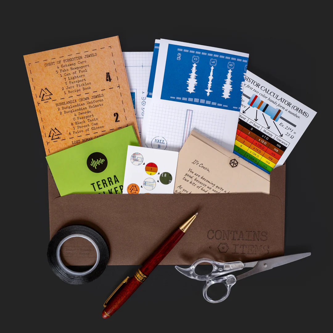 Escape Mail - Family Secrets Series: Episode 7 - Buried Board Game Escape Mail | Red Claw Gaming