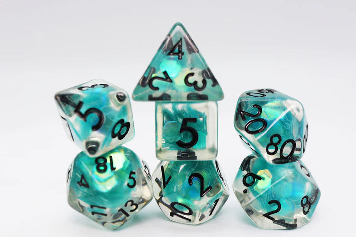 SIREN SPARKLE RPG DICE SET Dice & Counters Foam Brain Games    | Red Claw Gaming