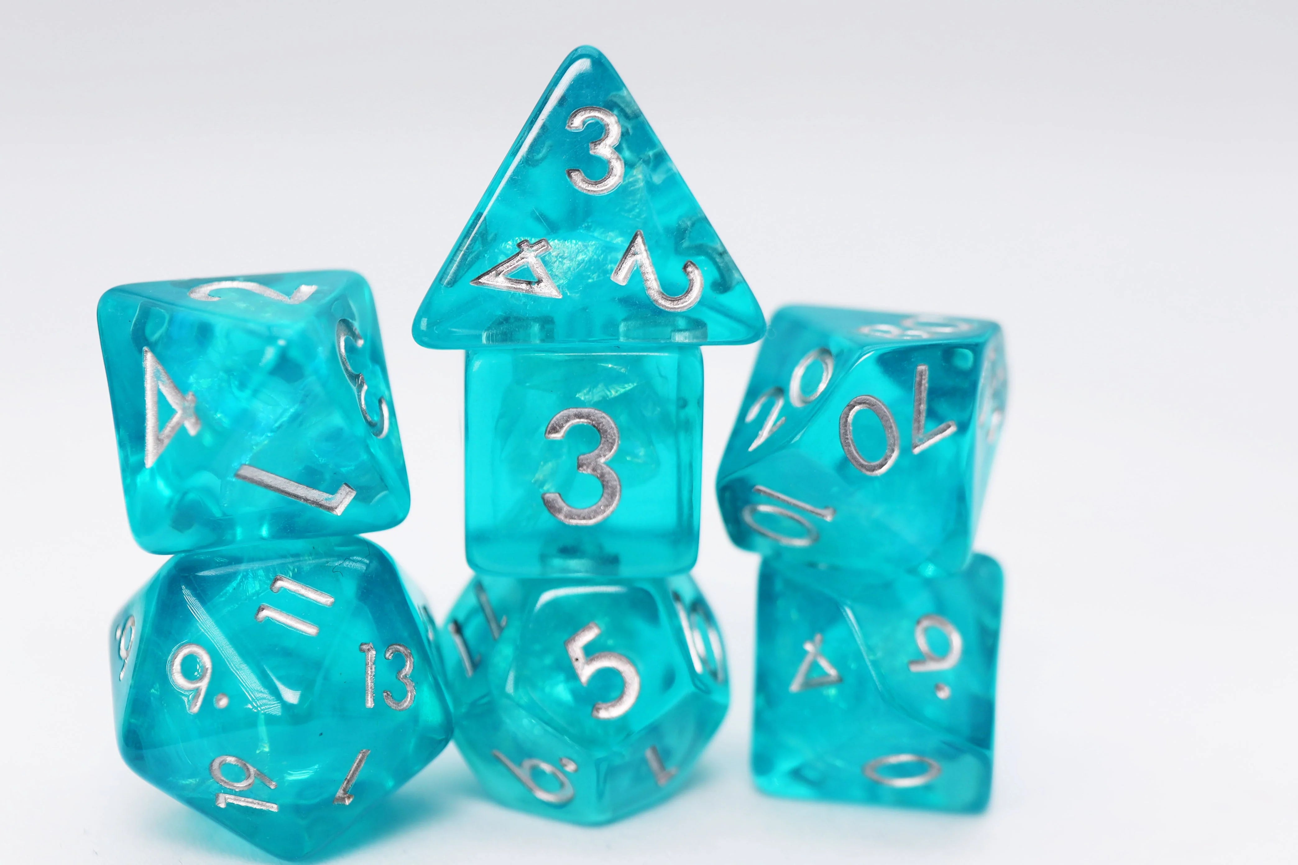 NUCLEATION RPG DICE SET Dice & Counters Foam Brain Games    | Red Claw Gaming