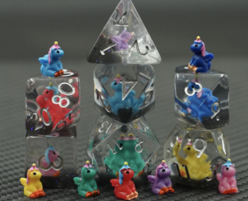 Unicorn Party RPG Dice Set | Red Claw Gaming
