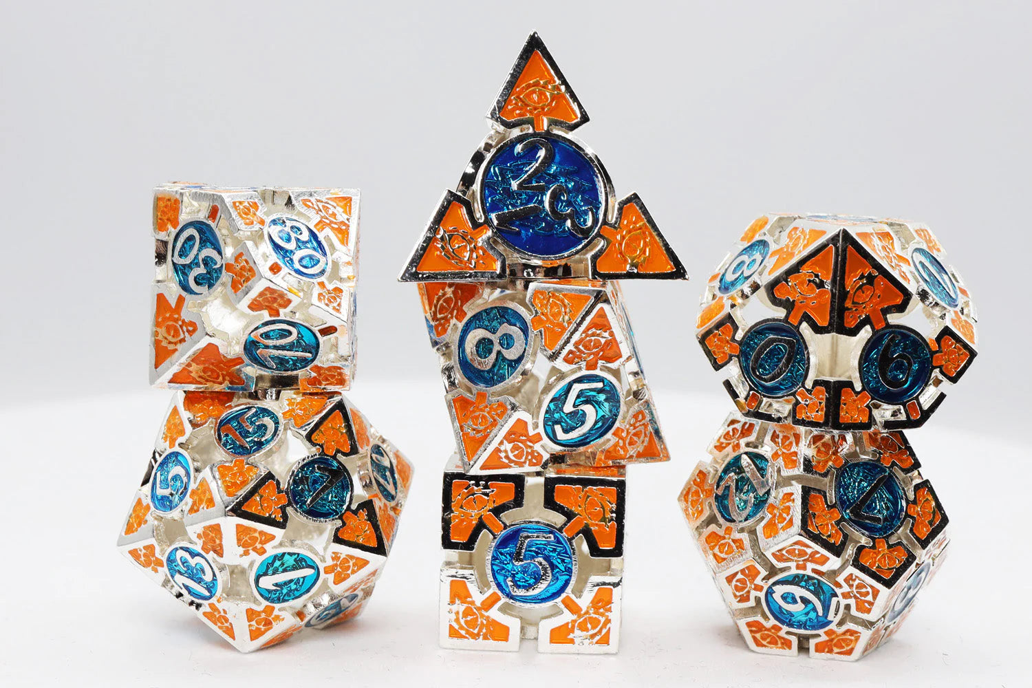 OCULUS: INTELLIGENT RPG METAL DICE SET Dice & Counters Foam Brain Games    | Red Claw Gaming