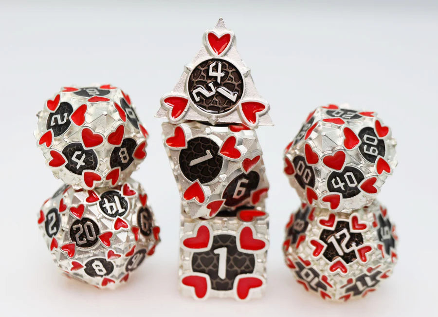 Erotes' Arrow: Anteros - Metal RPG Dice Set Dice & Counters Foam Brain Games | Red Claw Gaming