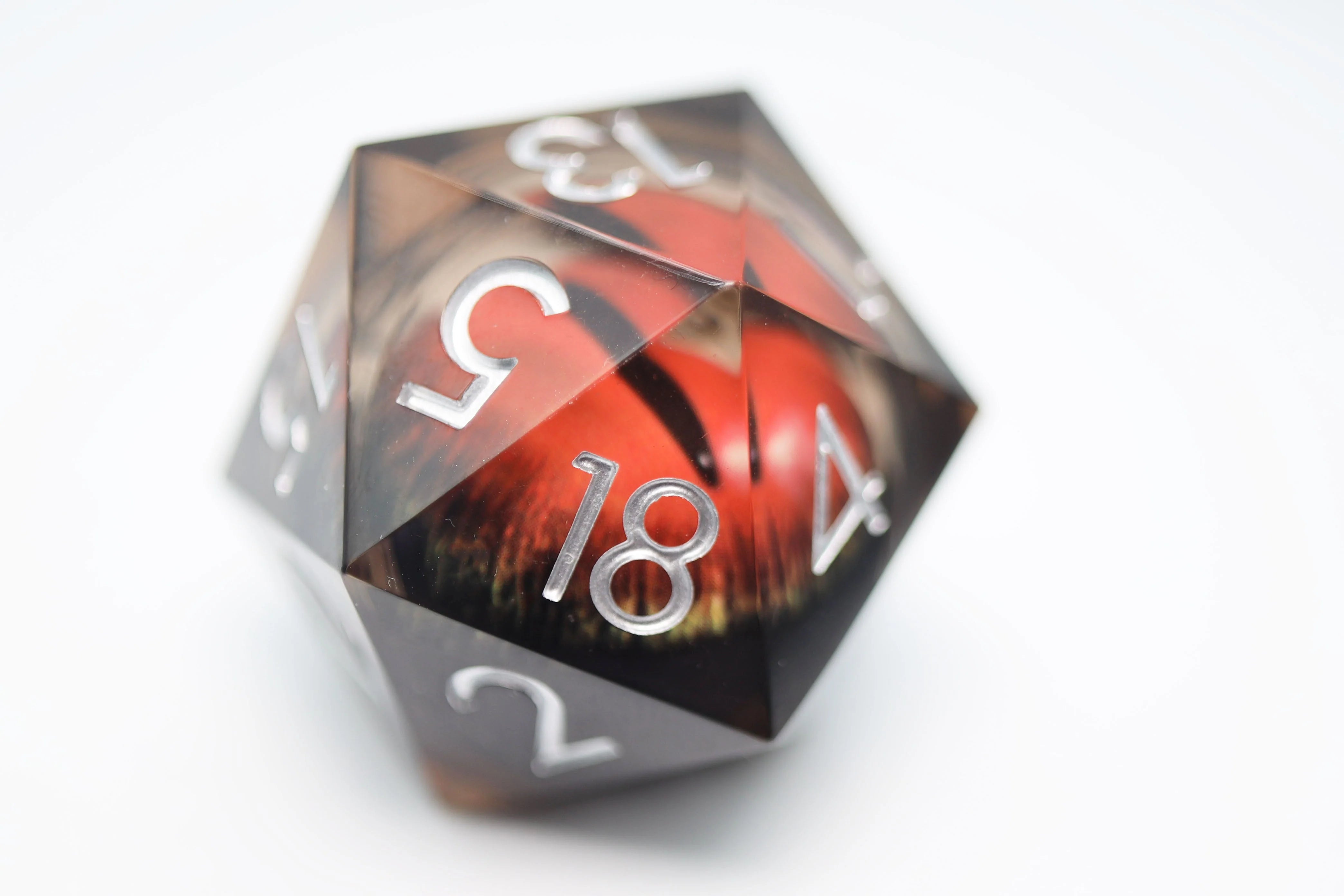 35MM MOVING EYE D20 - NIGHTVISION EYE Dice & Counters Foam Brain Games    | Red Claw Gaming