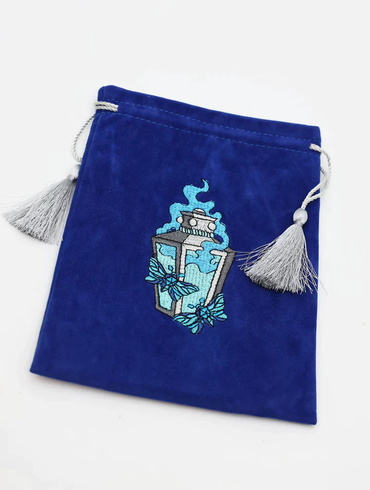 Moonlit Lantern Dice Bag - Blue Dice & Counters Foam Brain Games    | Red Claw Gaming