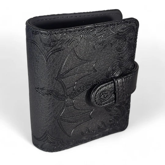 Book of Incantations Spell Card Book Black (Dragon Edition) D&D Accessory Forged Gaming    | Red Claw Gaming