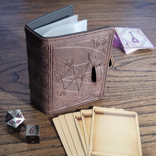 Book of Incantations Spell Card Book -  Bronze | Red Claw Gaming