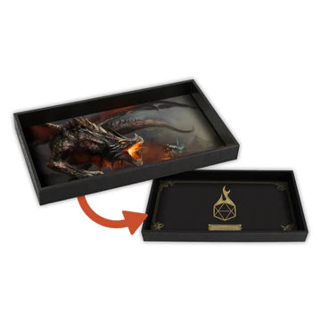 Dragon Knight Reversible Dice Tray Dice Forged Gaming | Red Claw Gaming