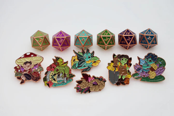 Mystery Loot: Fae Meadow Dice & Counters Foam Brain Games    | Red Claw Gaming